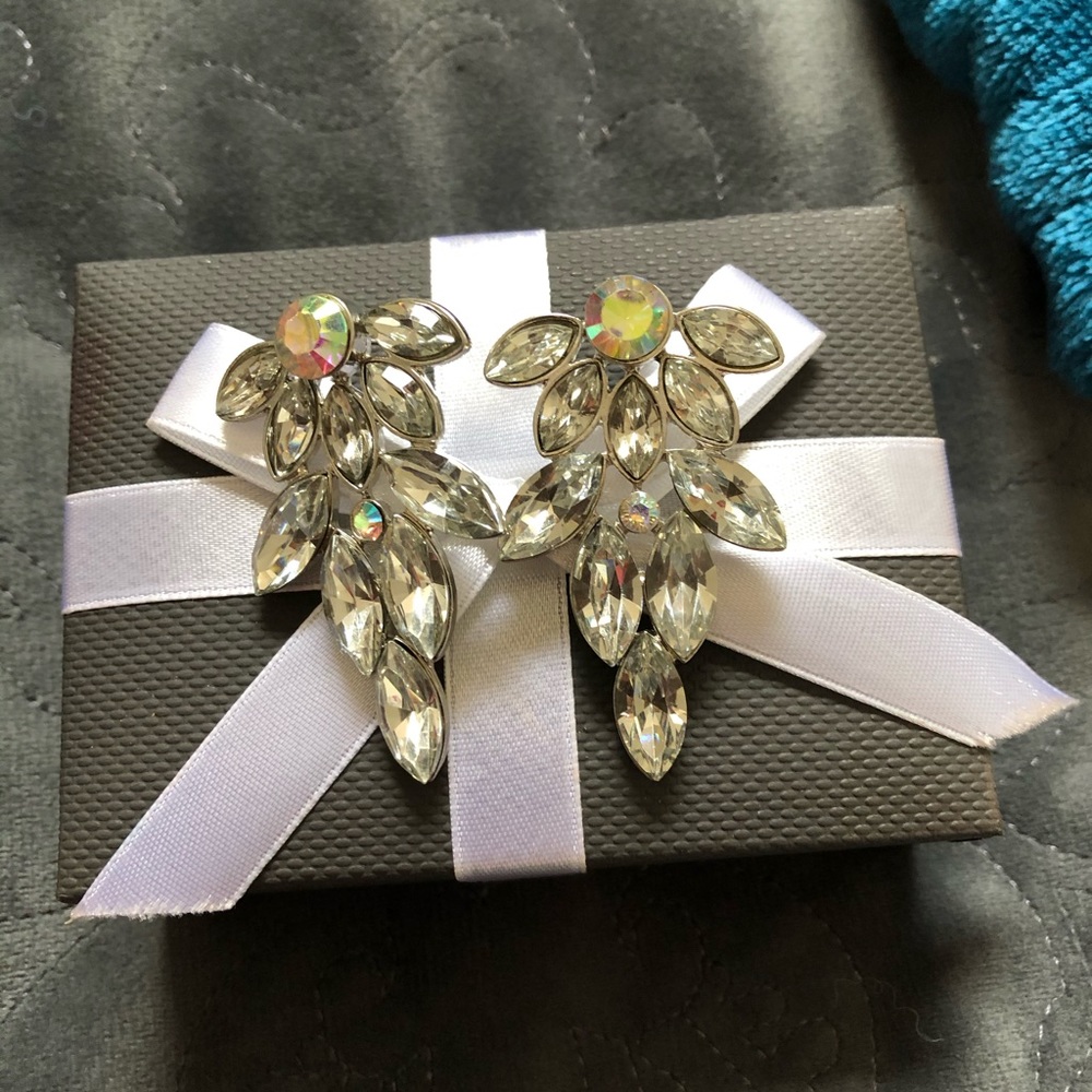 Fashion jewelry CZ diamond earrings